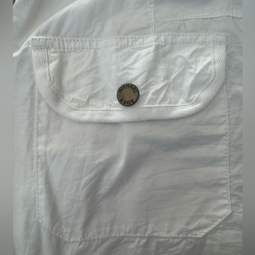 Michael Kors White Drawstring Pants - image 5